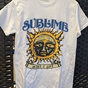 Sublime White Graphic Tee - Short Sleeve